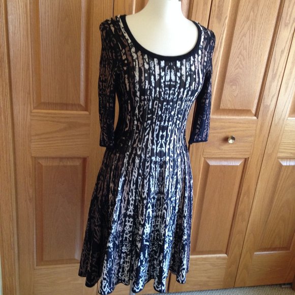 NIC+ZOE - Rib-Knit Twirl Dress - Excellent Cond. - Picture 2 of 8